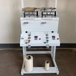 High-Speed Semi-Automatic Yarn Winding Machine, Multi-Head Ring Spinning Winder, PP Material