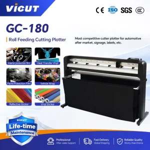 High-end Series Vinyl Cutter Machine for Car Wraps and Sticker Vinyl Contour Cutting Plotter GC-180