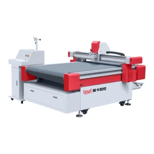 High-speed Semi-automatic CNC Leather Cutter with Imported Servo Motor and Gear for Shoe Uppers and Leather Apparel