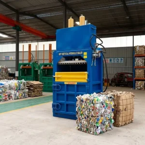 Hydraulic Carton Compress Baler Packing Machine Clothes Press Machine Baler Used Scrap Metal Vertical Baling Press