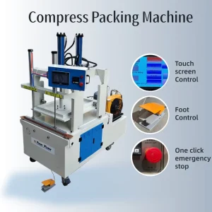 Hydraulic Compression Packing Machine for Pillows, Blankets and Quilts, Vacuum Baler