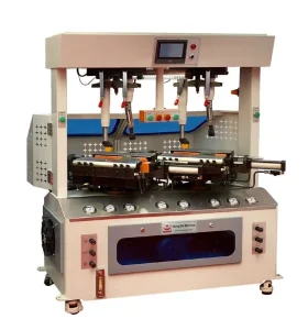 Hydraulic Gantry Type Safety Cover Photoelectric Sensor Sneaker Shoe Sole Outsole Attaching Pressing Machine