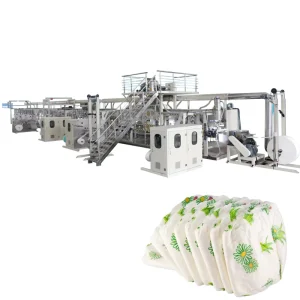 Hydrophobic Spunbond PP Nonwoven Fabric for Baby Diapers and Diaper Making Machine