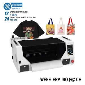 Industrial 33cm Dual I1600/XP600 A3 DTF Printer for Heat Transfer on Fabric and T-Shirts