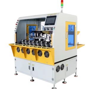 Industrial CNC Coil Winding Machine for Engine, Eight Stations, PLC Control, 1200 kg Load Capacity