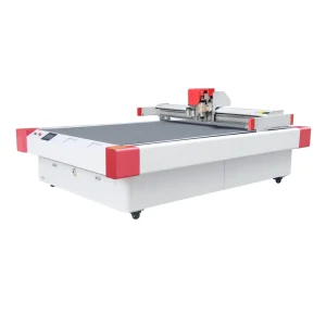Industrial CNC Oscillating-Knife Leather Cutting Machine with Servo Motor, Pump, and Gear, 3000x2000mm Cutting Area for Car Seats and Garments