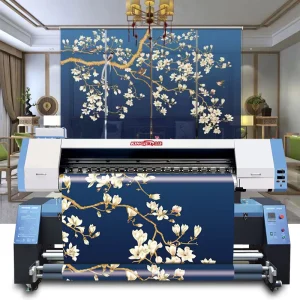 Industrial Digital Inkjet Sublimation Printer for Bed Sheets, Cotton Fabric, and T-Shirts