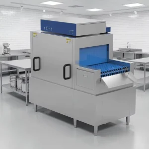 Industrial Dishwasher Commercial Kitchen Cleaning Equipment Washing Dishes Flight Type Dishwasher