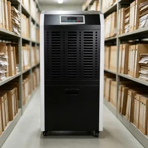 Industrial Floor-Standing Dehumidifier 60 L/D Automatic Commercial Warehouse Air Dryer Humidity Control System