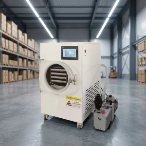 Industrial Freeze Dryer Electric Stainless Steel Drying Equipment for Fruits Vegetables Pet Food Processing