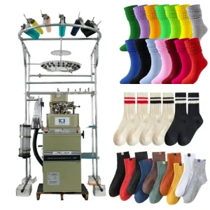 Industrial High-Speed Automatic Plain and Terry Socks Knitting Machine