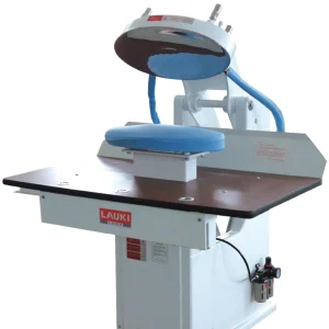 Industrial Laundry Ironing Table with Pneumatic Steam Ironer and Shoulder Back Press