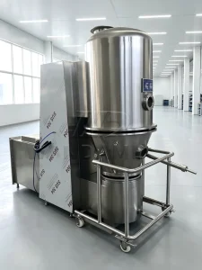 Industrial Multifunctional Fluid Bed Drying Machine SUS304 SUS316 Batch Food and Chemical Processing
