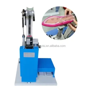 Industrial Pneumatic Manual String Lasting Machine with Rubber Base