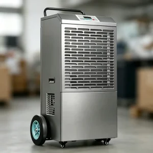 Industrial Portable Dehumidifier 90L/D Mobile Commercial Warehouse Basement Air Dryer Humidity Control Machine with Wheels