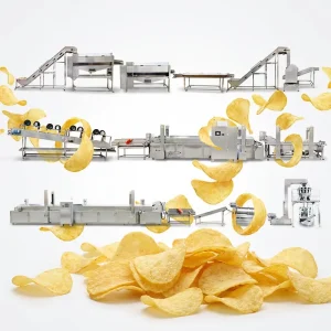 Industrial Potato Chip Production Line Food Processing Plant Equipment