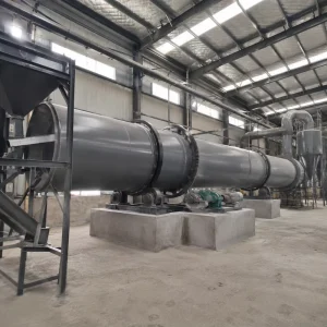 Industrial Rotary Drum Dryer 1-50 t/h Capacity Carbon Steel 304 Stainless Steel for Fertilizer and Mineral Powder Drying