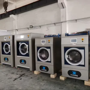 Industrial Small Hardmount Electric Washer Extractor with High-Speed Spin for Commercial Laundry