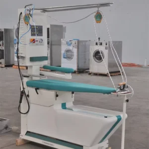 Industrial Steam Press Ironing Board with Built-in Steam Boiler and 1500W Motor for Garment Shops