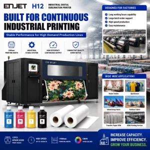 Industrial Textile Sublimation Printer for Apparel Manufacturing