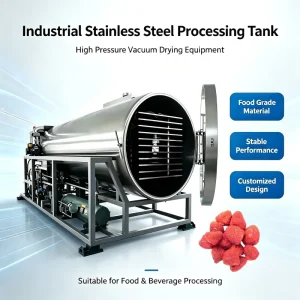 Industrial Vacuum Freeze Dryer Lyophilizer Machine for Fruit Meat Vegetable and Snack Freeze Drying