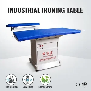 Industrial Vacuum Ironing Table Suction Pressing Station for Garment Factory Laundry and Tailor Use