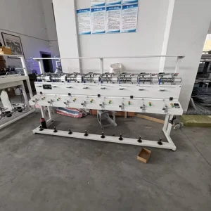 Industrial Yarn Rewinder Machine, Multiple Spindles, Textile Cone Winding Equipment