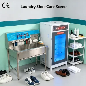 Industrial and Commercial Shoe Washing and Drying Machine with Dryer for Laundry Shops