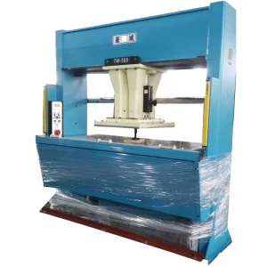 Infrared Hydraulic Semi-Automatic Traveling Head Cutting Machine for Slippers with Gearbox
