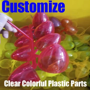 Injection Molded High-Gloss Colored Transparent Plastic Packaging Cap Lid with Tooling Service