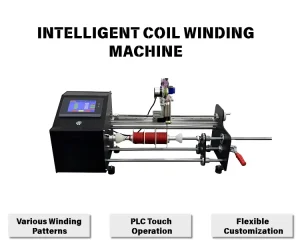 Intelligent CNC Mini Coil Winding Machine Bearing Core Components Customizable Design PLC Touch Screen Control