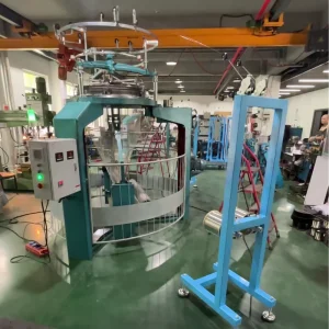Interlock Jacquard Single Jersey Circular Knitting Machine for Garment Production, 29 m/h Capacity