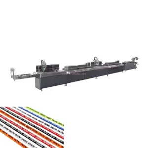 JD-3001 Automatic Screen Label Printing Machine for Polyester and Satin Ribbon