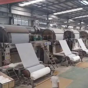 Jumbo Roll Toilet Tissue Paper Making Machine Production Line
