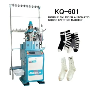 KQ-601 4-Inch Double-Cylinder Socks Knitting Machine for Hole Socks