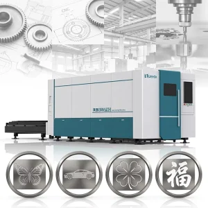LX3015PHO Automatic 3000W Fiber Laser Cutting Machine for Metal Sheet with Platform