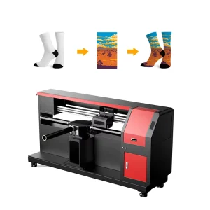 Large-Capacity Digital Socks Printer, 360-Degree Cylinder Printing Machine
