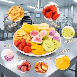 Large Capacity Freeze Dryer Machine Lyophilizer Vacuum Drying Equipment 220V 380V Steam Heating Food Processing Pump Motor