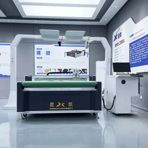 Large-Format Camera Vision CNC Oscillating Knife Leather Cutting Machine with Automatic Nesting