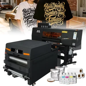 Large Format i3200 Printhead DTF Printer 60cm with Pigment Ink, Vibrating Screen and Dryer
