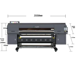 Large Textile Printing High Speed Inkjet Flatbed Automatic Sublimation Printer with Engine