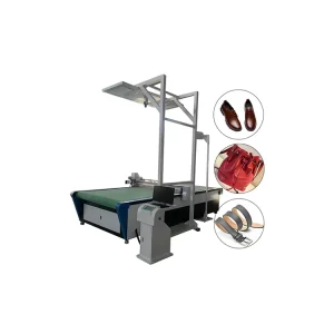 Leather Bag Flatbed Cutting Machine with V Cutter for Leather Watch Strap Making
