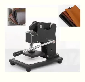 Leather Belt Edge Cutting and Press Die Cutting Machine