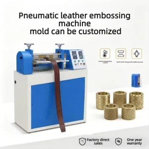 Leather Belt Roller Embossing and Belt Making Machine