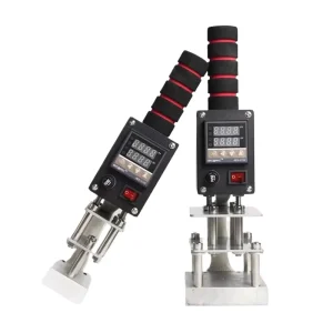 Leather Embossing Machine for Wood Pallet Paper Products PVC PU Small Portable Handheld Electric Hot Stamping Machine 220V