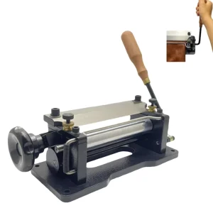 Leather Thinning and Cutting Machine for Manual Skiving and Belt Peeling, 220V/110V