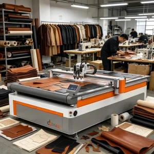 Leather and Faux Leather CNC Cutter for Composite Materials Automatic Fabric Roll Strip Cutting Machine