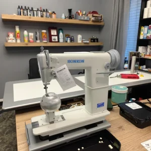 Lock Stitch Sewing Machine for Wig Making Industrial Post-Bed Configuration for Home and Industry
