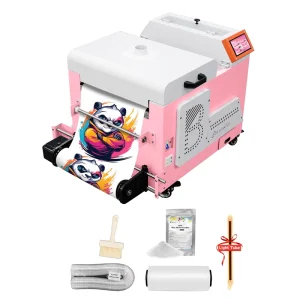 M1630 Pro Pink DTF Printer with Drying Shaking Machine for Transfer DTF Prints