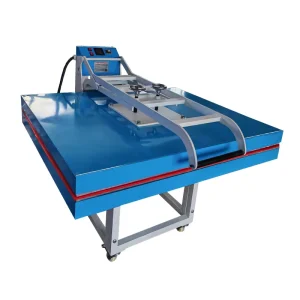 Manual High-Pressure Large-Format 80×100 Flat Garment Sublimation Transfer Heat Press Machine for T-Shirt Printing DTF